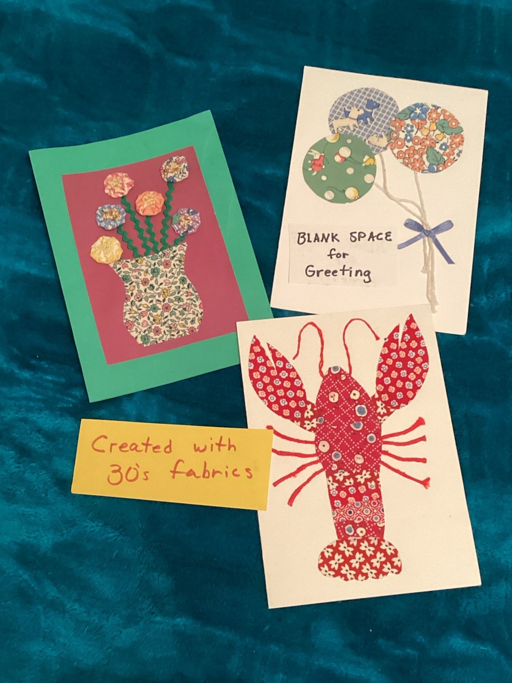 Handmade blank cards